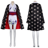 One Piece Onigashima Nico·Robin Cosplay Kostüm Halloween Karneval Outfits